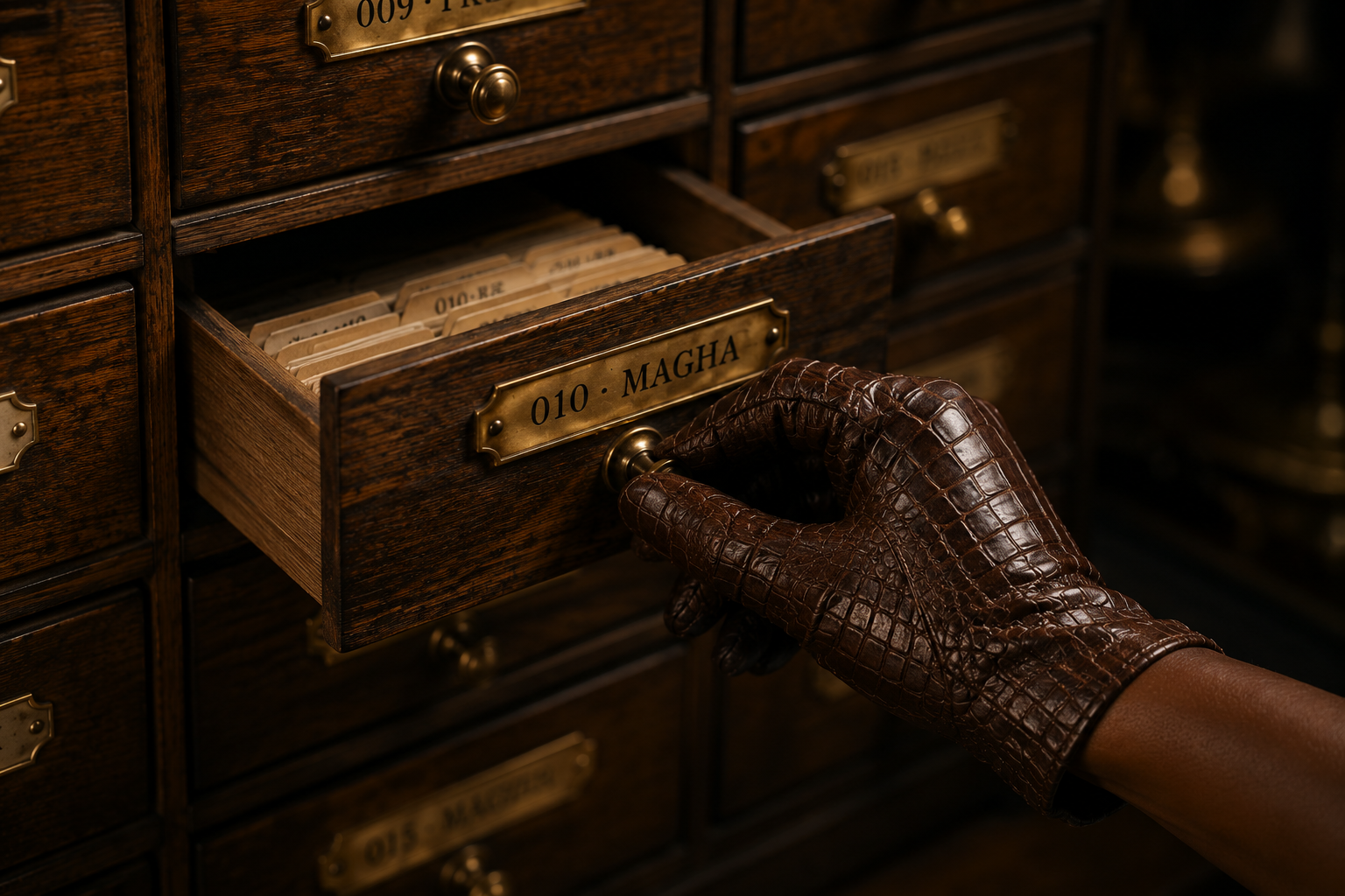 The archive cabinet — MAGHA drawer